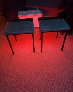 Custom End Tables with LED Light Feature