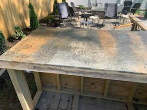 Cast in Place Bartop